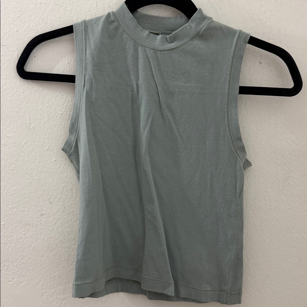 SKIMS Light Green Muscle Tee